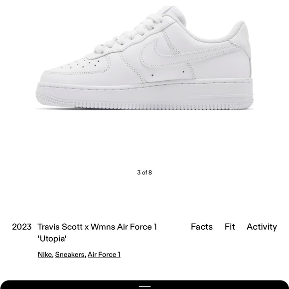 2023 Travis Scott x Wmns Air Force 1 'Utopia' - Picture 6 of 6